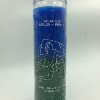 Aquarius 7 Day Candle