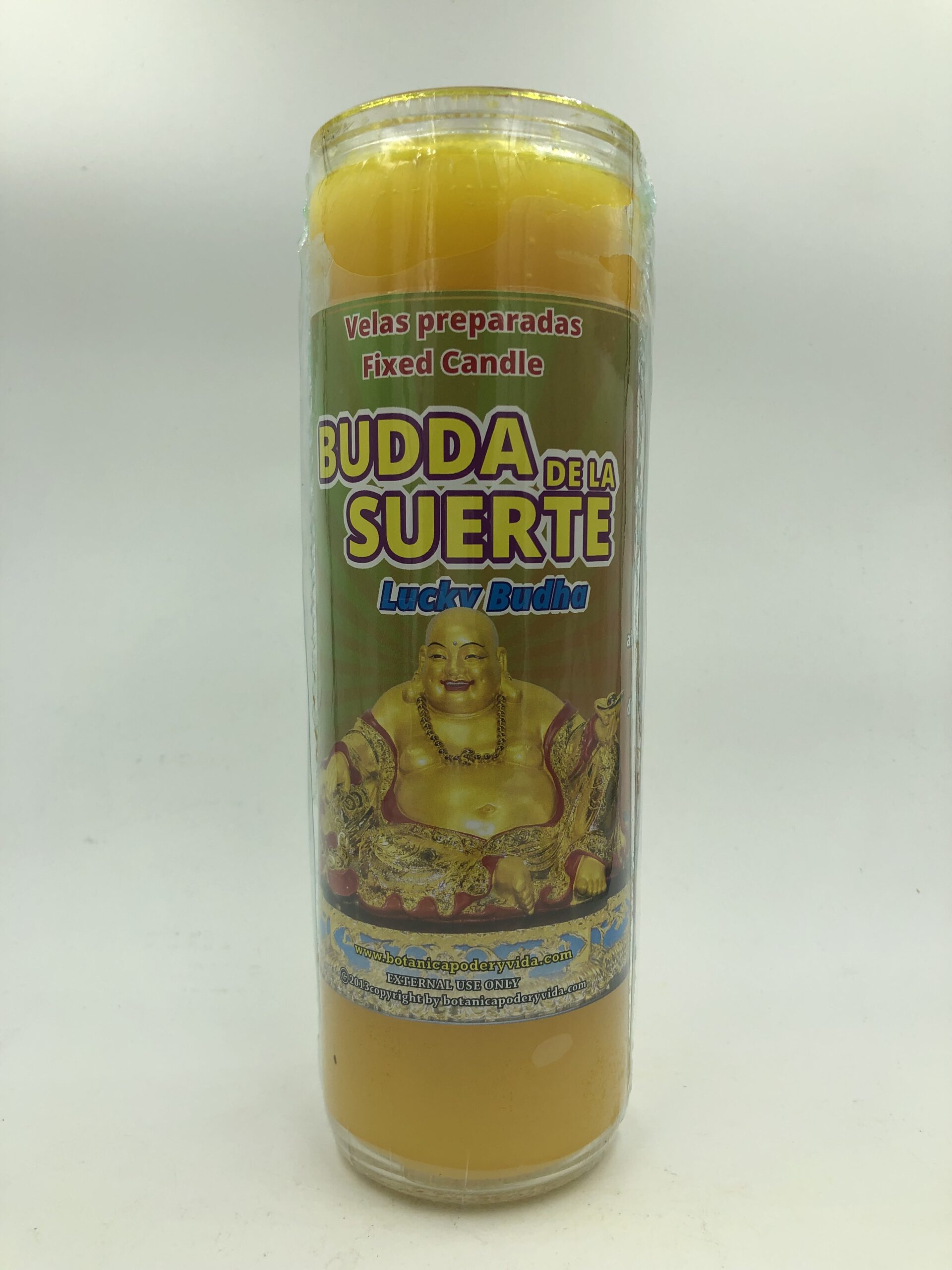Lucky Buddha <span class="notranslate"> Fixed Candle</span> / Vela Preparada