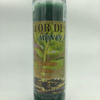 Money Flower <span class="notranslate"> Fixed Candle </span> / Vela Preparada