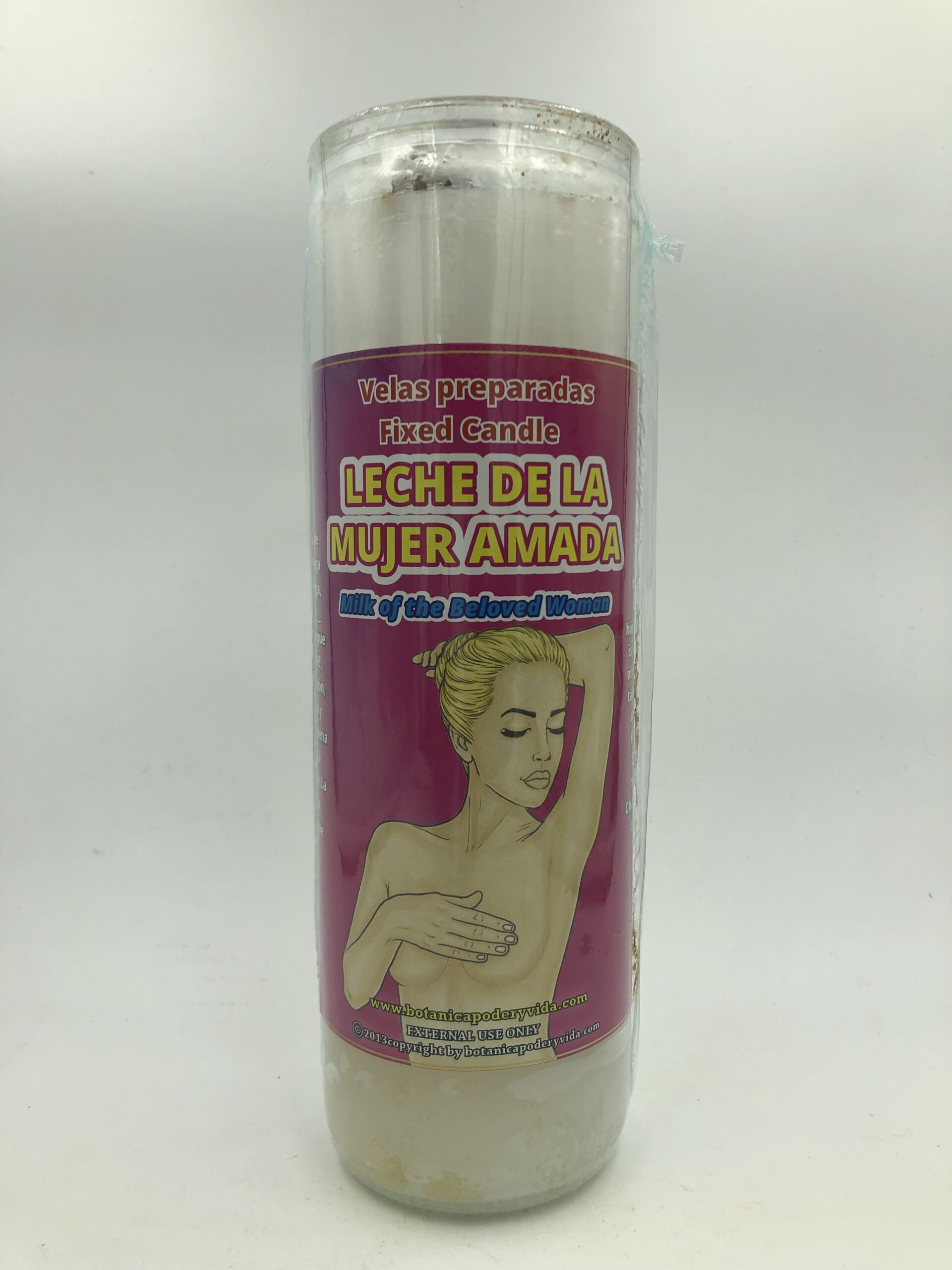 Milk of the Loved Woman <span class="notranslate"> Fixed Candle </span> / Vela Preparada